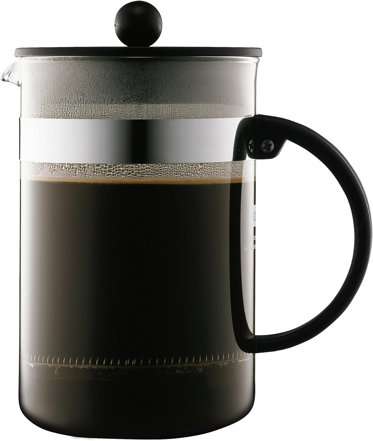 Bodum BISTRO NOUVEAU Coffee Maker (French Press System, Dishwasher Safe, 1.5 L/51 oz, 12 Cup) - Black