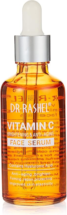 Dr Rashel Vitamin C Face Serum - Hyaluronic Acid, Brightening, Anti Wrinkle and Anti Aging
