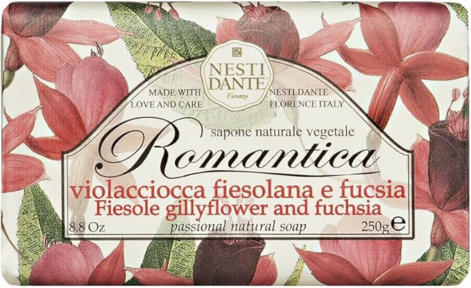 NESTI DANTE Romantica, Gillyflower & Fuchsia Soap 250 g